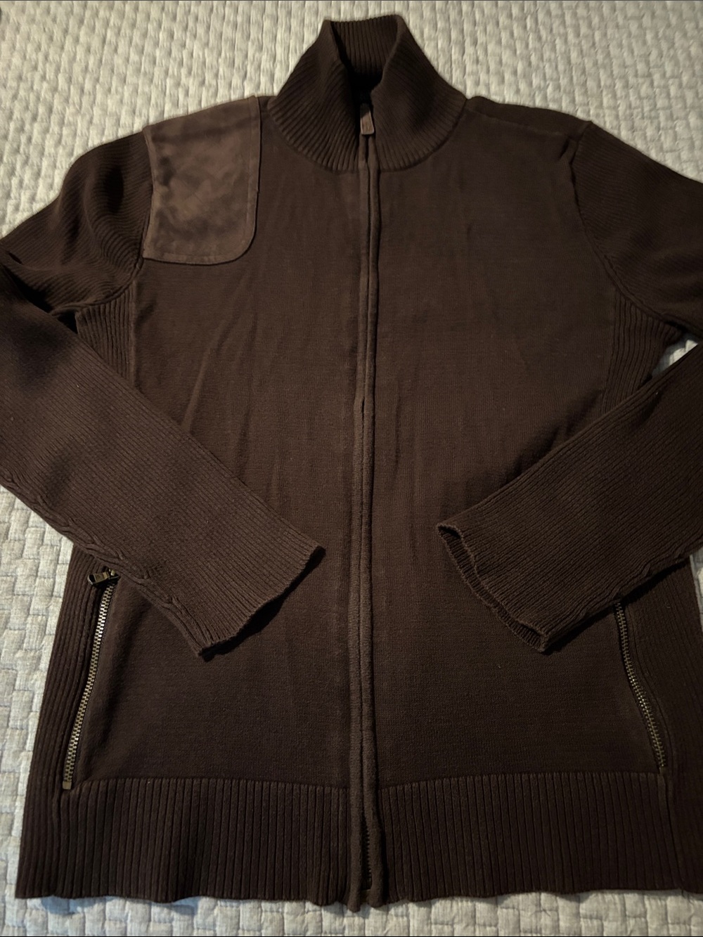 Brown cardigan